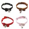 Soft Pet Cat Kitten Puppy Collar Adjustable Safety Buckle Neck Strap Bell