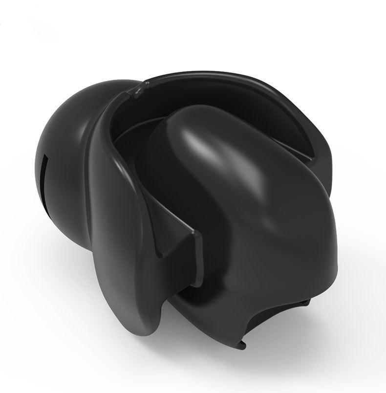 JSSMATE Silicone Mouth Ball Gag with Tongue Plug