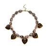 Retro Heart Evil Eyes Necklace Stainless Steel Adjustable Chain Jewelry For Women Vintage Layer Versatile Accessory