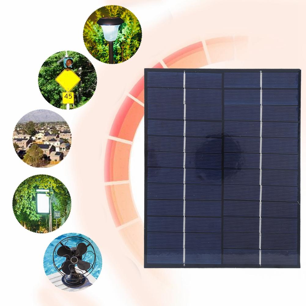 5.5W 12V Polycrystalline Silicon Solar System Panel 5521DC Output Special Board  Charger