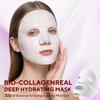 Bio Collagen Real Deep Face Mask Sheet with Hyaluronic Acid, Deep Hydration, Moisturizing & Firming Facial Sheet Mask for Glowing Skin, Korean Skin