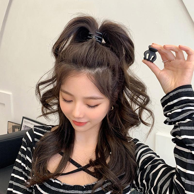 Korean  Black Ponytail Fixed Artifact Hair Claw Jewelry Hair Accessories For Women Girl Hair Accessories