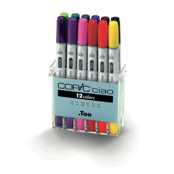 Marqueurs - COPIC - Copic Ciao - Multicolore - Indélébile - Opaque