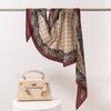 Silk Wool Scarf Fashion Versatile Wrap Shawl Neck Headband Bag Accessory