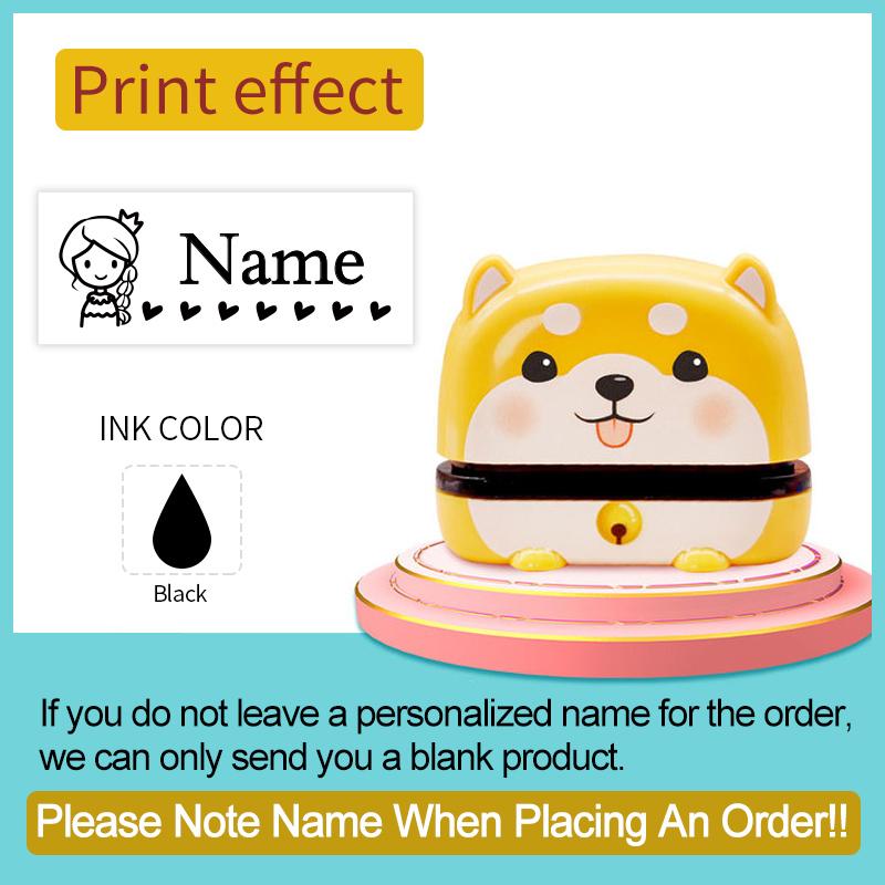 Personalized Children Name Stamp - Engraved Waterproof Seal for Kindergarten, Durable Non-Fading New Student Gift