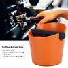 Non-Slip Coffee Grind Dump Bin Removable Knock Bar Barista Knock Box Household Use
