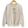 Autumn/Winter 2026 Unisex Floral Print Casual Round Neck Sweatshirt