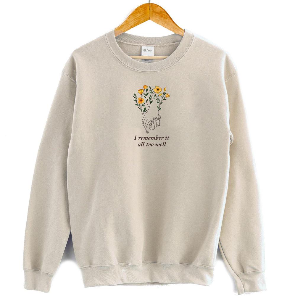 Autumn/Winter 2026 Unisex Floral Print Casual Round Neck Sweatshirt