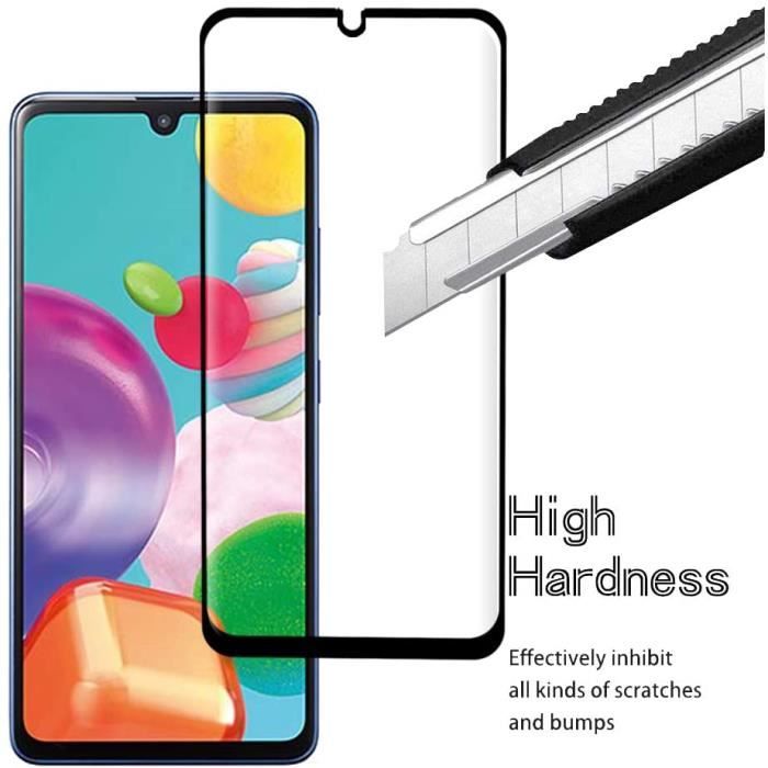 Tempered Glass Samsung A41 [ Pack of 2 ], [3D Full Coverage], 9H Hardness and Scratch Resistant for SamTC Screen Protection