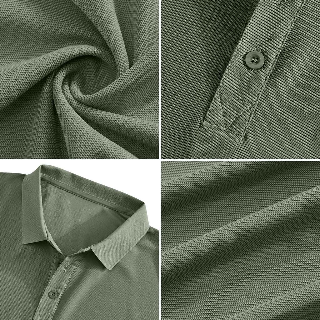 Herren Polohemden Kurzarm Klassische Passform Polohemden für Männer Erwachsene Bequeme Herren Polos Golfbekleidung für Männer