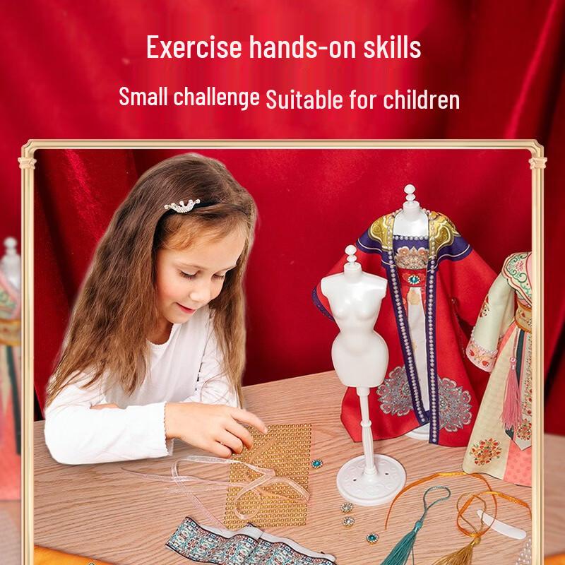 Fumede Girls' Chinese Style DIY Fashion Design Kit