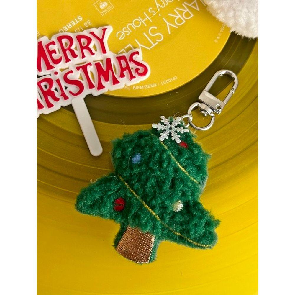 Eleganter Tisch Merci Weihnachts-Puppen Schlüsselanhänger 5 Typen Handy-Zubehör Jahresendgeschenk