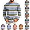 Men's Long Sleeve Raglan T-Shirt with Round Neck Casual Everyday Wear