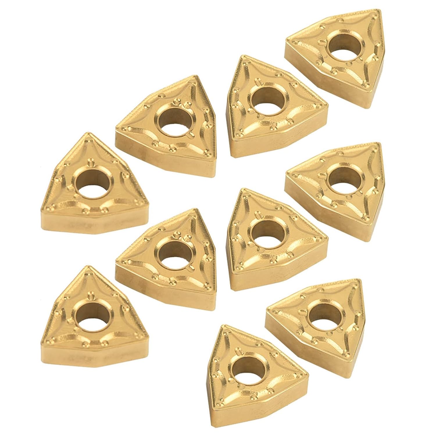 

CNC Inserts, 10PCS WNMG 432 WNMG0804 CNC Inserts Carbide Turning Inserts CNC Lathe Turning Tool Set, Turning Inserts