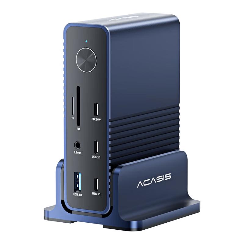 Acasis USB-C Desktop Docking Station with Quad Monitor Support