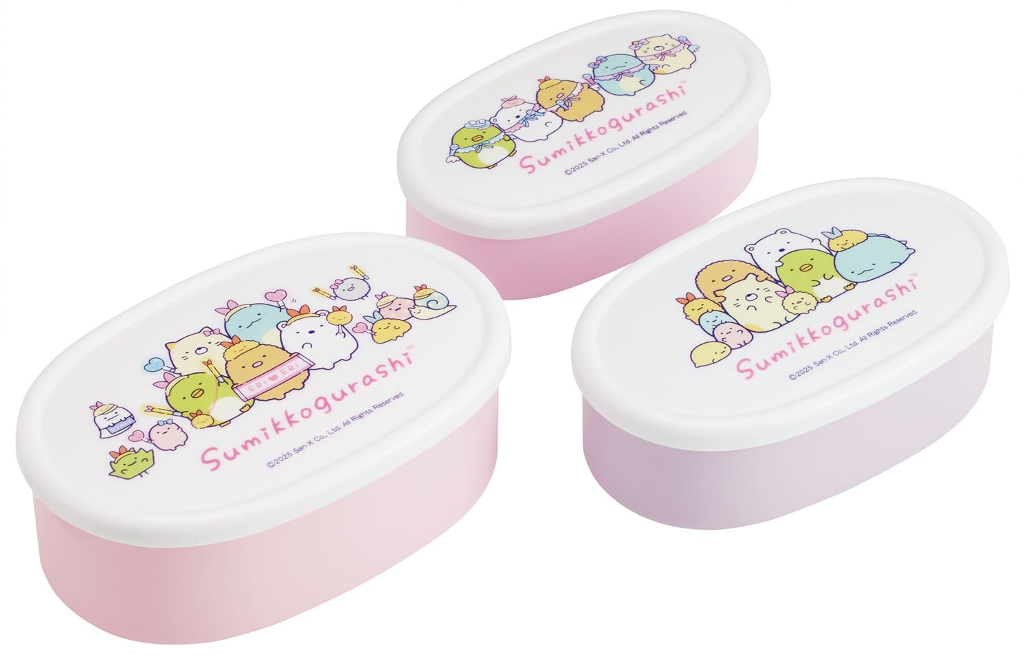 

Skater Bento Antibacterial Storage Set of Made in Sumikko Gurashi Ebiten Idol Boxes, Containers, 3, Japan, (SRS3SAG-A)