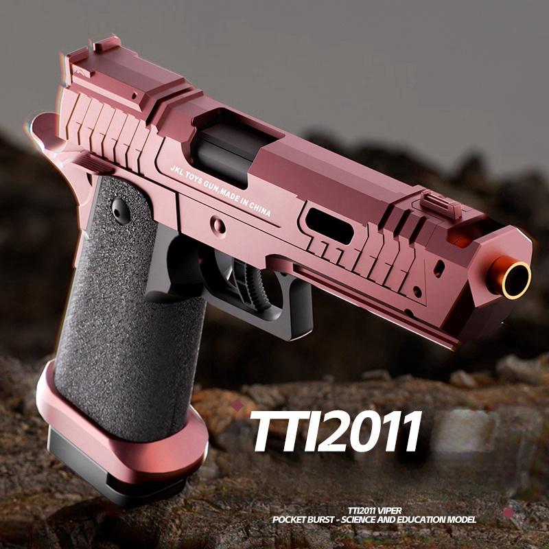 Pistol Shell Throwing Continuous Firing Blowback Soft Bullet Gun Empty Hanging Birthday Gift