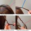 Colorful Girls Hair Braids Rope Strands For African Braids Girls Diy Ponytail Braids Women Styling Hair Accessories