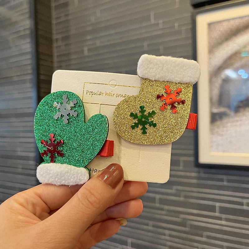 Festive Reindeer Hairpin: Christmas Cartoon Hair Clip for Kids
