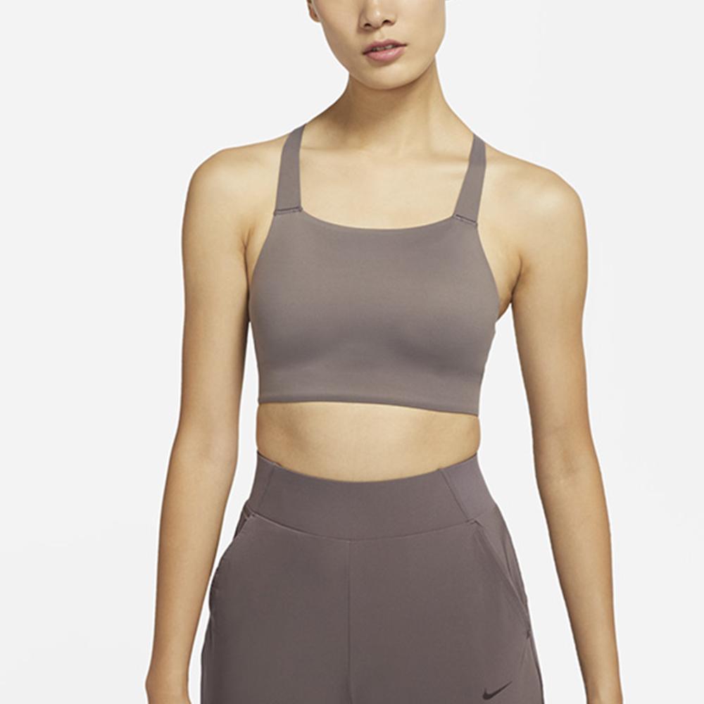 Nike Swoosh Luxe Medium Support Sports Bra Women Underwear Tea CJ0545-202