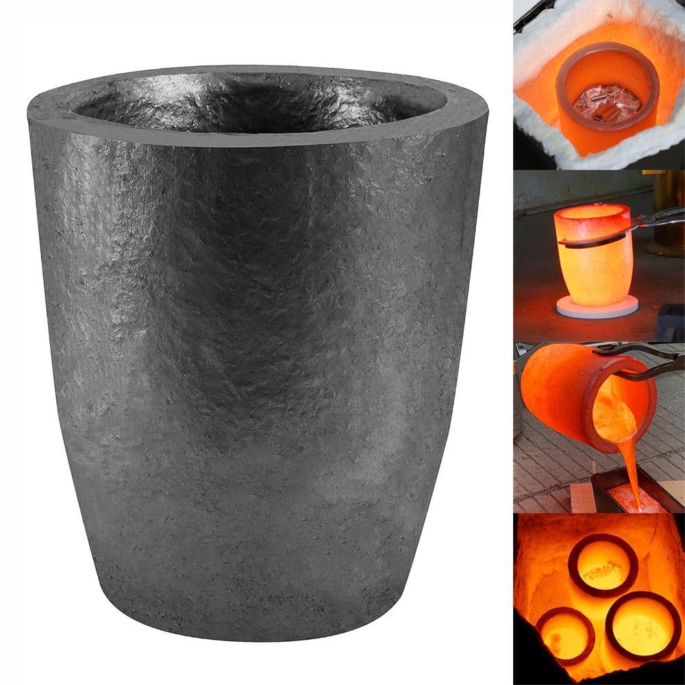 Small Graphite Crucible High Temperature Melting Metal Crucibles Melting Casting Refining