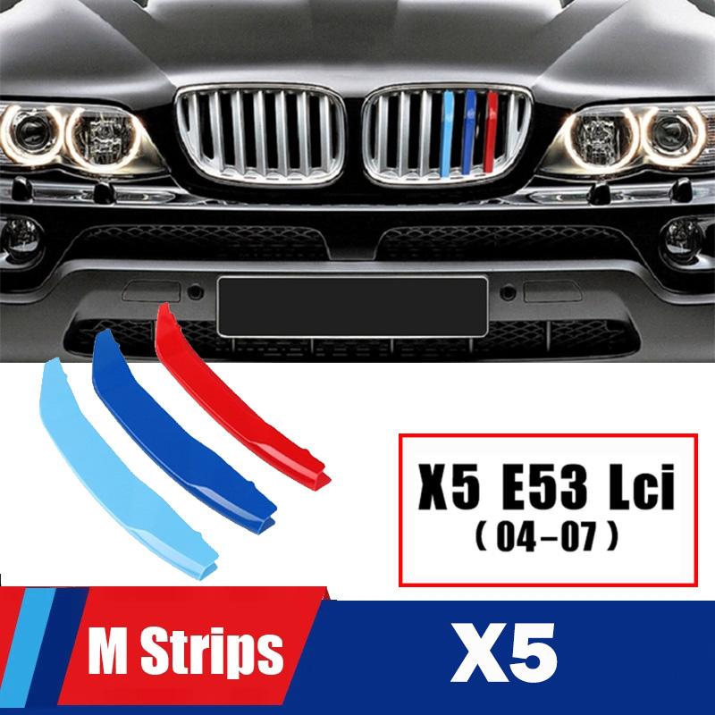 MLKK4 M Power Front Grille Trim Strips For BMW X1 X2 X3 X4 X5 X6 X7 F48 F49 E84 F39 F25 F26 G01 G02 F15 E70 G05 F16 E71 E72 G07 Z4 E89