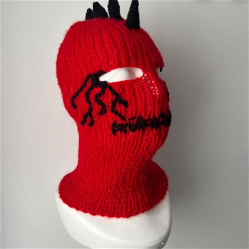 Håndheklet horn morsomt pannebånd mote personlighet dekorativt hodeplagg