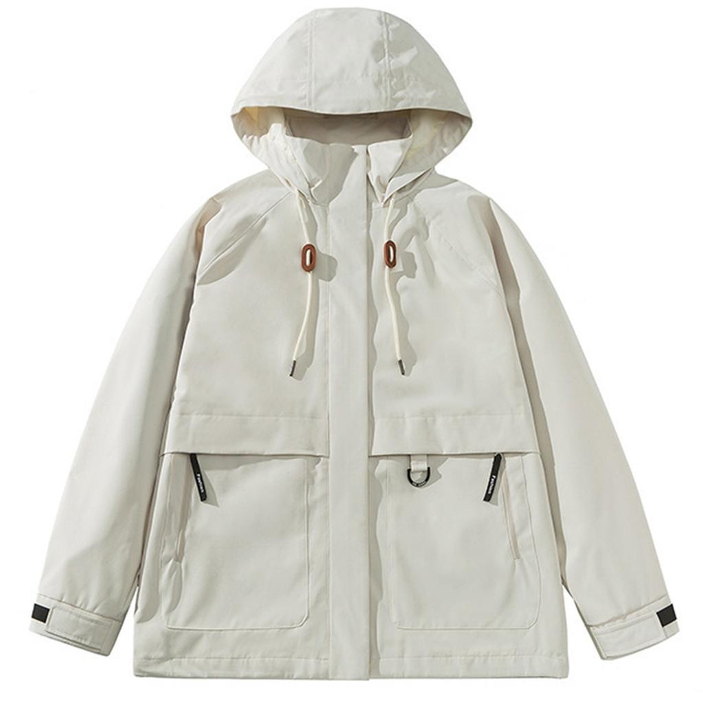Women's Solid Color Long Sleeved Hooded Outdoor Suit Windproof And Waterproof Thin Jacket  Ehplore