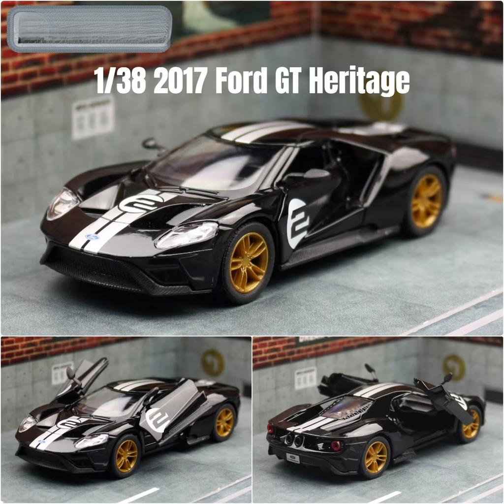 Toy Car Model 1/32 Scale 1966 Ford GT40 MKII Racing Rally Alloy Diecast Miniature Vehicle Collection Gift for Children Boy
