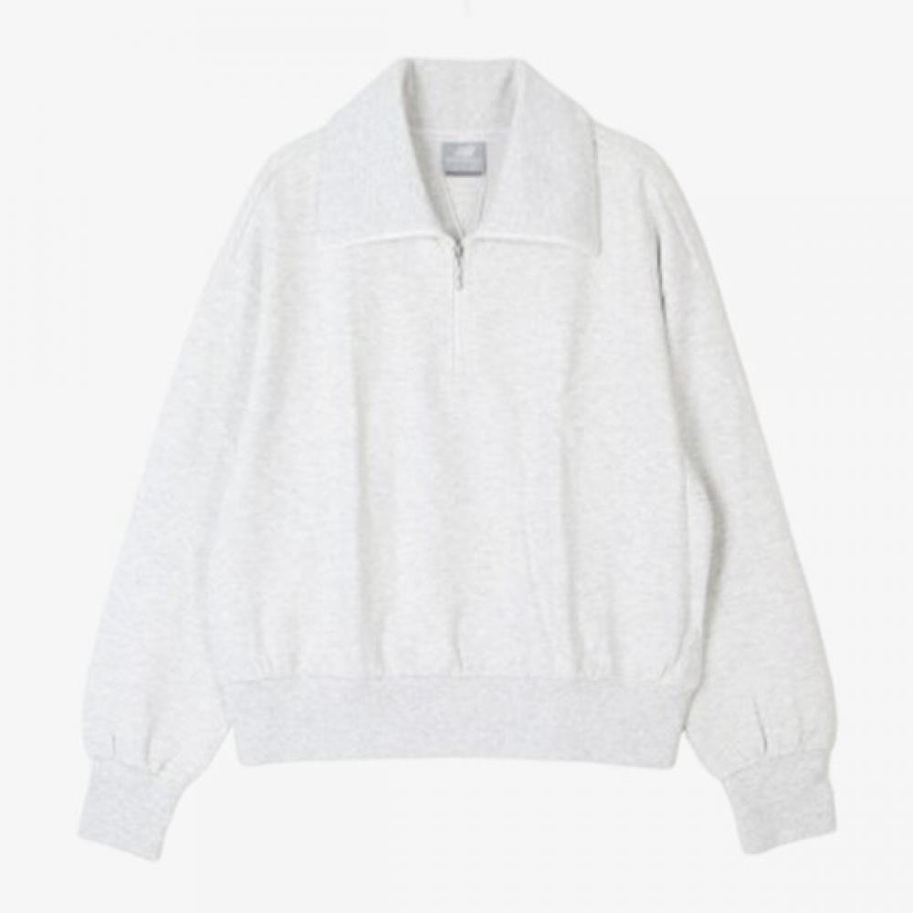 New Balance Long Sleeve Tee Rqk Nbncecw202 Ac Women S Soft Half Zip Up SweatShirt  Semi 