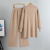 Women's Autumn Chic Knit Cardigan & Wide-Leg Pants Two-Piece Set
