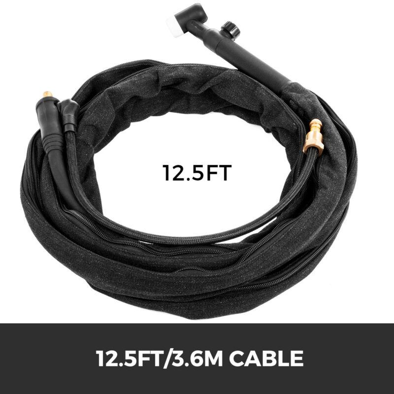 WP-17FV 150 Amp TIG Welding Torch Air Cooled with Flexible Head and Gas Flow Regulation for Consistent Welding Results