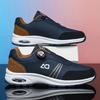 Men's Shoes Spring 2026 New Air Cushion Thick Sole Heightening Casual Leather Sports Shoes Outdoor Waterproof Travel Forrest Gump Shoes