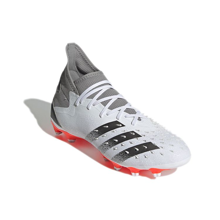 Adidas Predator Freak.3 Artificial Turf AG HG Shock Absorbing Anti-Slip Soccer Shoes Men Soccer Shoes White Gray Q47228