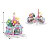 8 Style Mini Street View City Architecture Building Blocks Snack Store Shop House Model Bricks Puzzle Castle Toys for Children