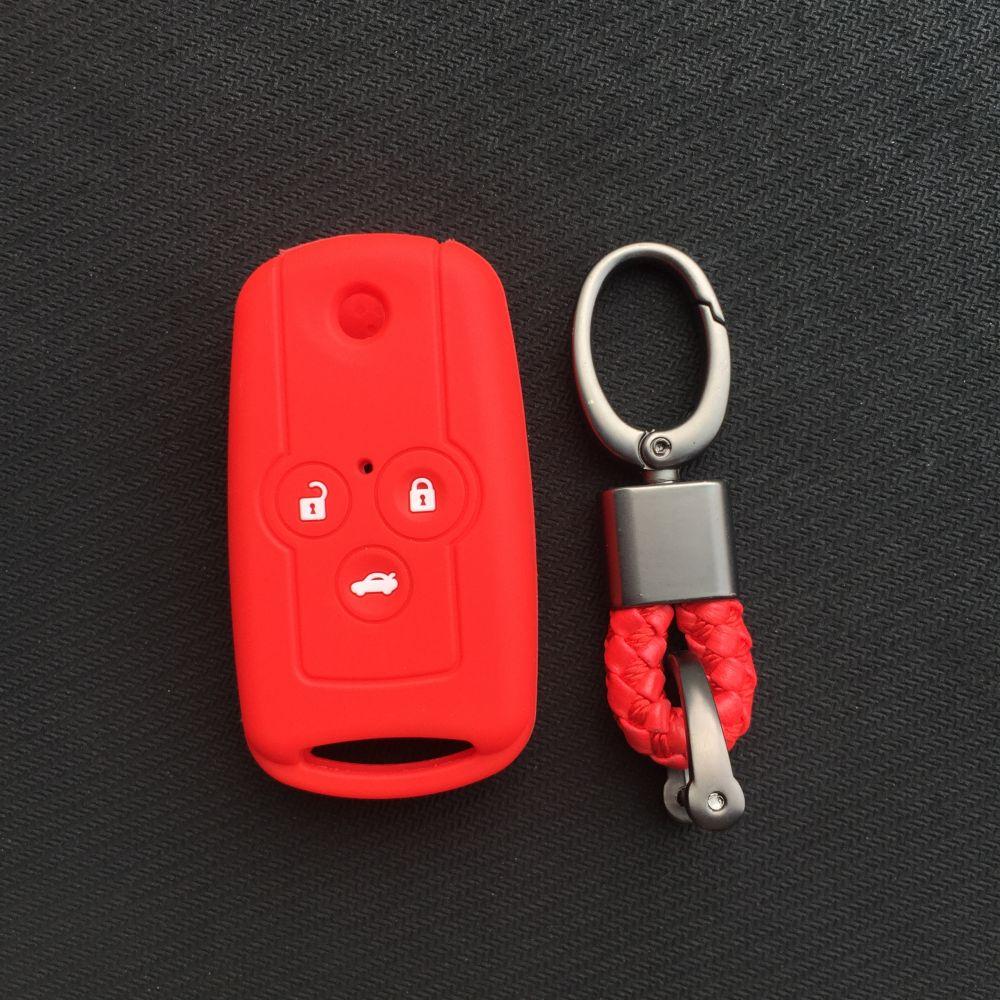 2 3 4 Button Silicone Car Key Cover Case Protect Skin Bag For Honda Accord Crv Hrv Civi Ix Crosstour Acura Odyssey Fit City Jazz