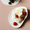 Ultra-thin Bone China Dinner Plate White Irregular Ceramic Plate Sauce Dish Snack Tray Dessert Bowl Serving Plates Cake Pan