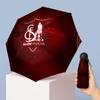 Sevilla FC Mini 5 Fold Pocket Umbrella Compact Lightweight Anti UV Rain Sun Protection Umbrella Portable Travel Umbrella