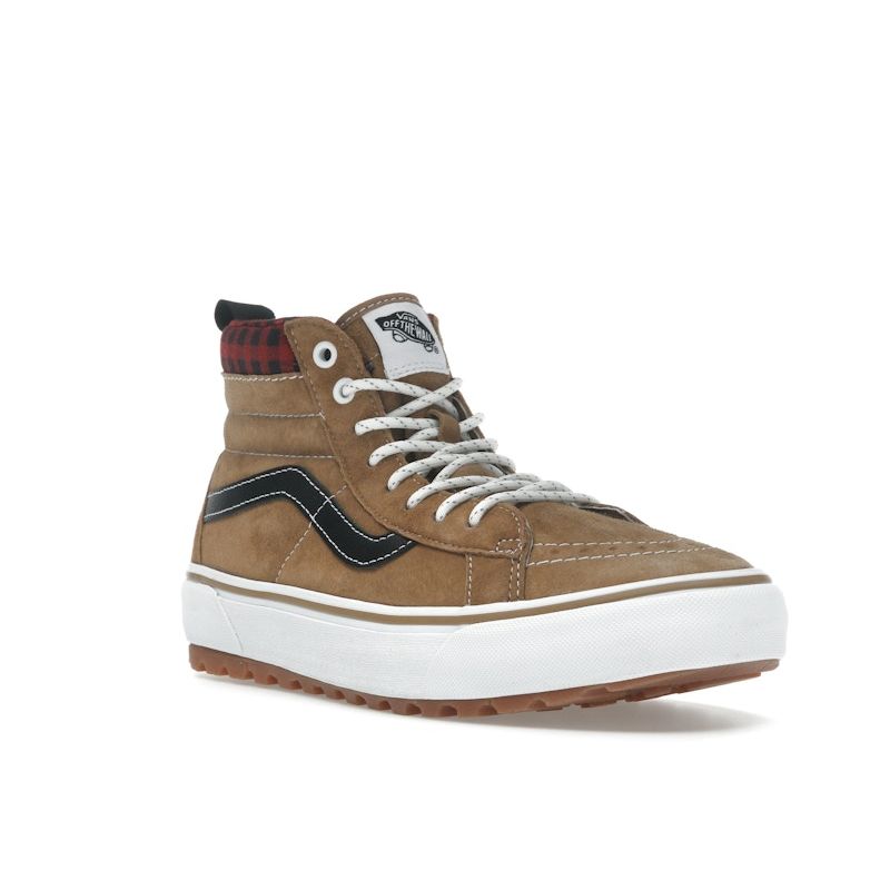 Vans Unisexové tenisky Sk8-Hi MTE-1 Plaid Brown Černé VN0A5HZYY49