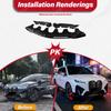 For BMW IX 2021 2022 2023 2024 2025 Automotive Front Bumper Spoiler Lip Splitter Body Aerodynamic Decoration Modification Kit