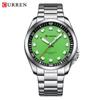 CURREN 8451 Men's Waterproof Business Quartz Watch with Steel Band