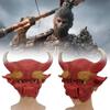 Terrifying Bull Demon King Latex Mask Ideal For Halloween Celebrations And Events
