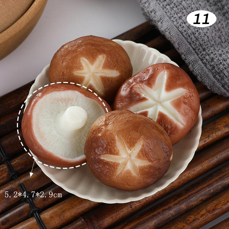4 Pcs Simulated Hotpot Ingredient Model Mini Fake Vegetable Realistic Beef Roll Restaurant Store Barbecue Shop Display Decor
