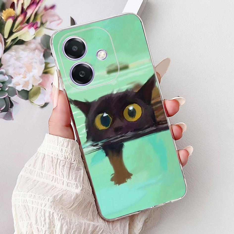 For Oppo A3x Case OPPO A3 Phone Cases CPH2681 CPH2641 CPH2669 A40 A40M Fundas Popular Butterfly Cover Soft Clear Silicone Bumper