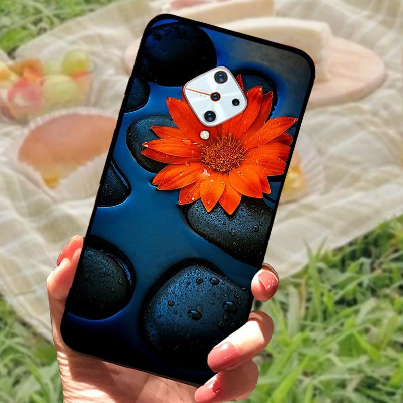 For Vivo V17 Russia Case Vivo 1920 TPU Soft Silicone Marble Phone Case For Vivo S1 Pro Fundas V1945A V1945T Cover Coque Shells