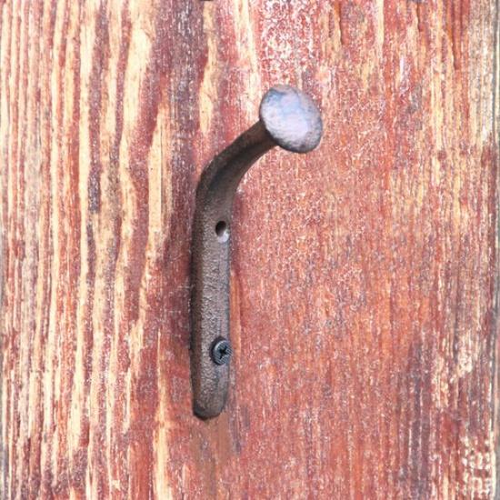 1x Retro Cast Iron Wall Hook Coat Hat Hanger for Home Garden Decor Rustic Hook A