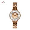 Fashion Ladies Quartz Watch with Sparkling Crystal Stainless Steel Bracelet Wristwatch Elegant Business Dress Watch for Women