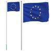 VidaXL Drapeau de l'Europe et mât 6,23 m Aluminium 3147114
