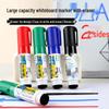 Large Capacity Erasable Whiteboard Markers, Thick Tip, Water-Based, for Office & Teaching, Easy Erase, Perfect for Drawing & Doodling