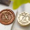 Metal Wax Seal Stamp Letter Series Sealing Wax Stamp for Envelope Cards Letter